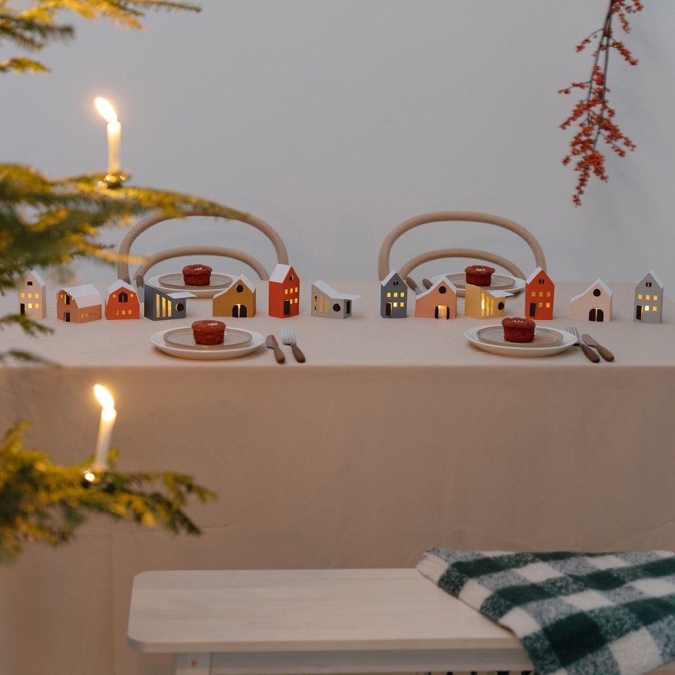 ペーパークラフト クリスマス 家 建物 キット｜JURIANNE MATTER